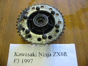 ZX6 Sprocket and carrier